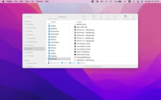 Média Utilitaire de productivité QuickFindler -Macos 11