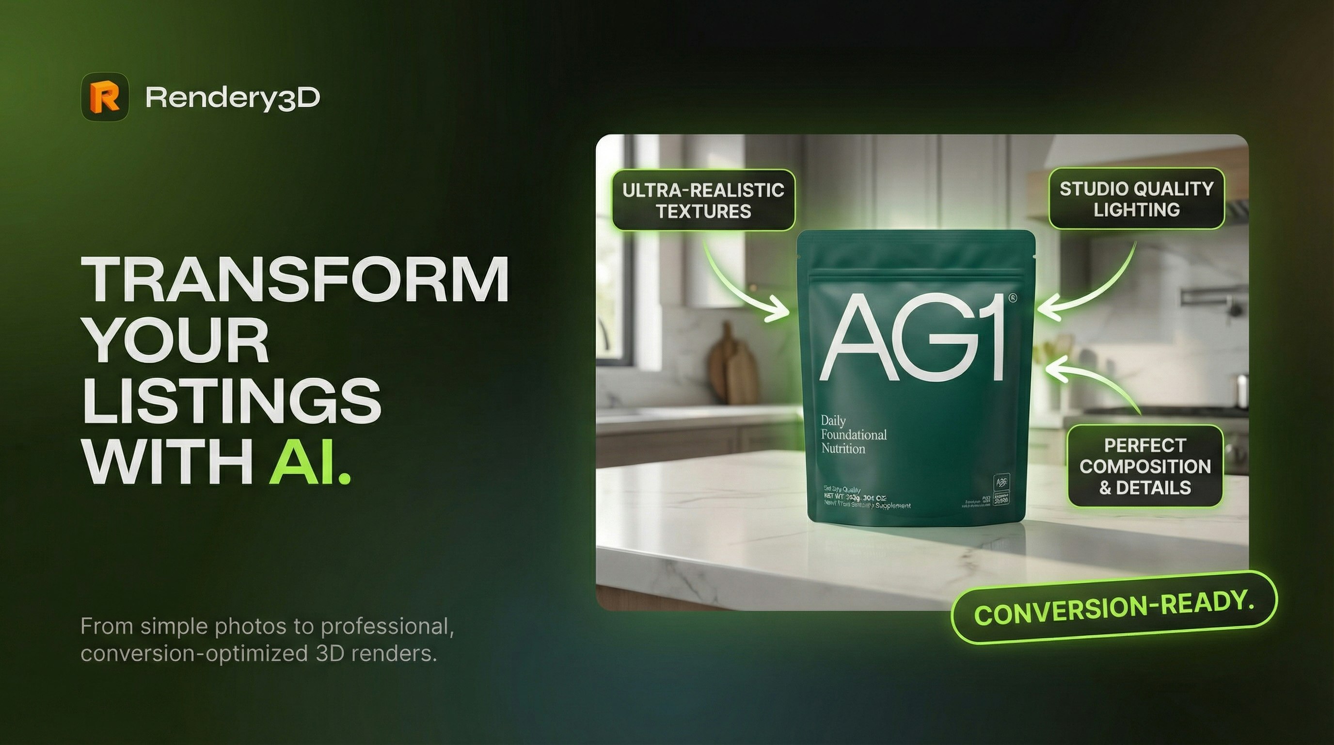 Rendery3D - Screenshot 5 showing product features and functionality