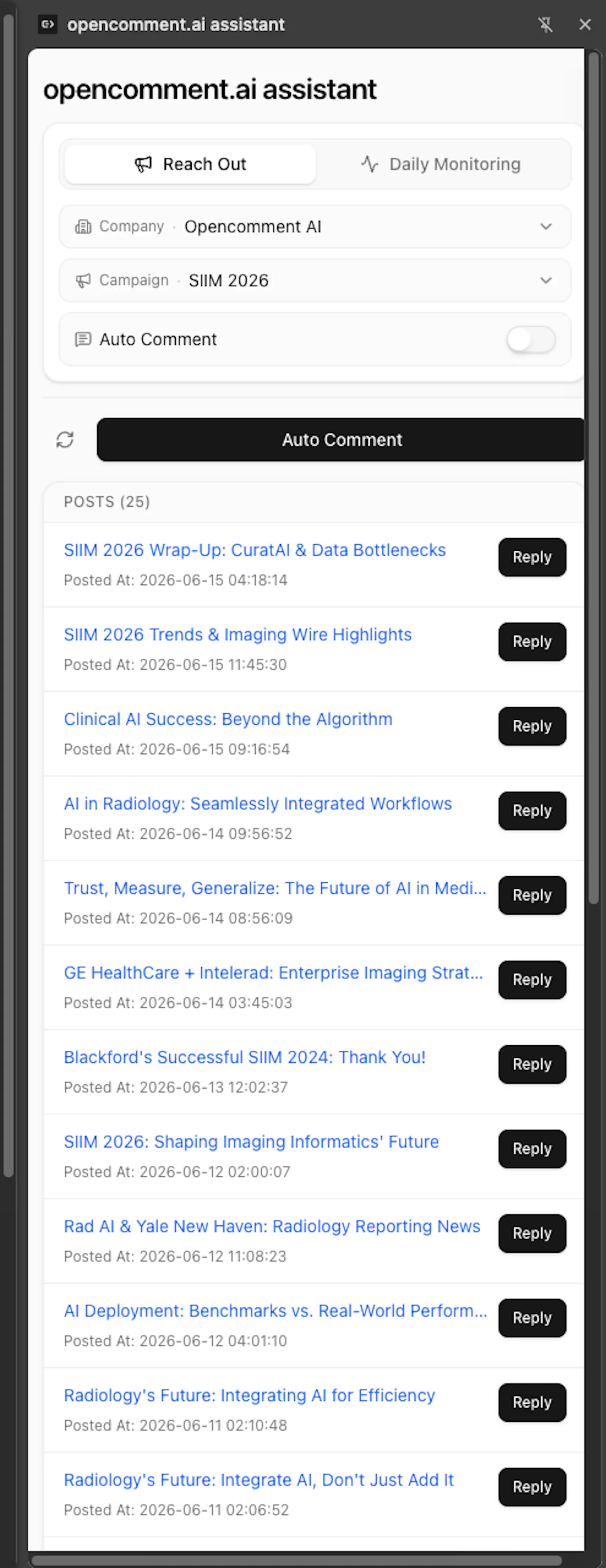 OpenComment AI screenshot 6