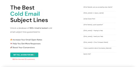 Cold Email Subject Lines gallery image