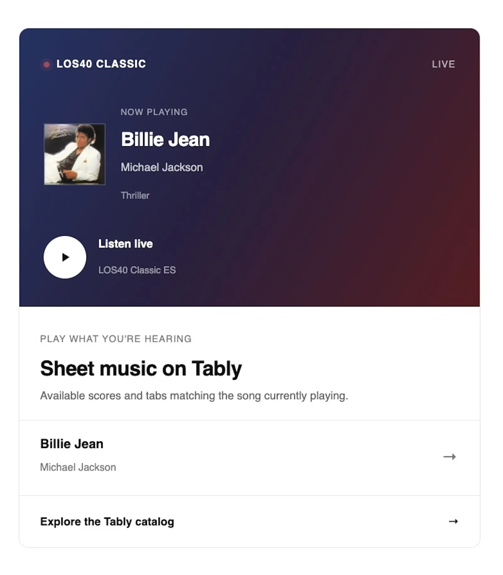 Radio Station x Sheet Music Integration screenshot 1