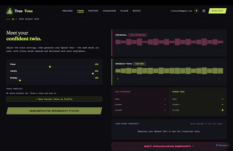 TrueTone — Speak With Confidence screenshot 2