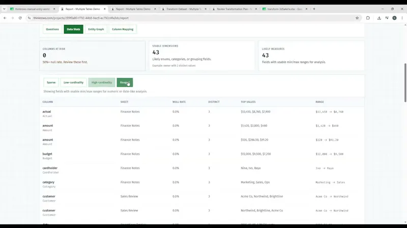 ThinkRows screenshot 1 (video preview)
