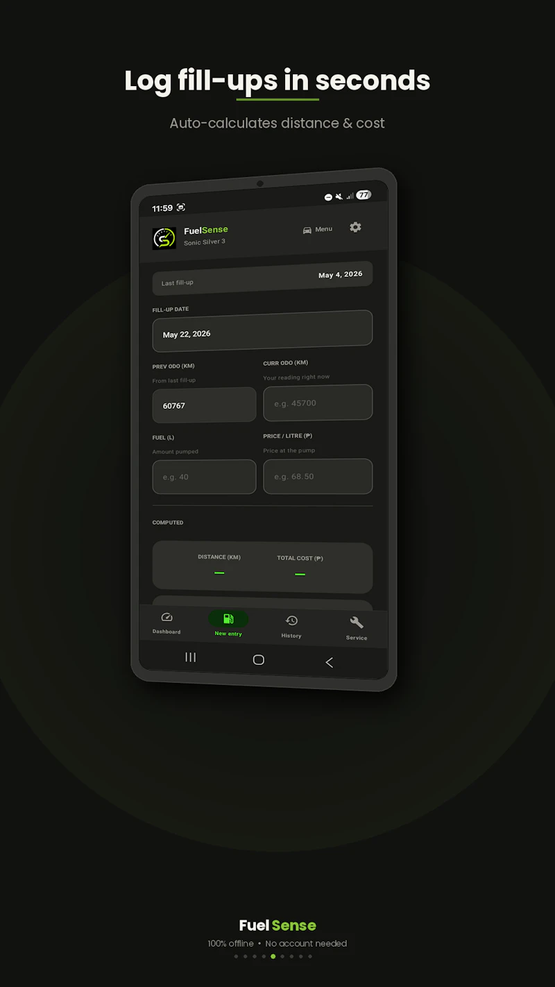 FuelSense screenshot 4