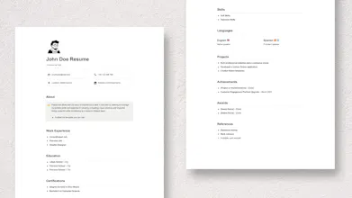 Notion Resume gallery image