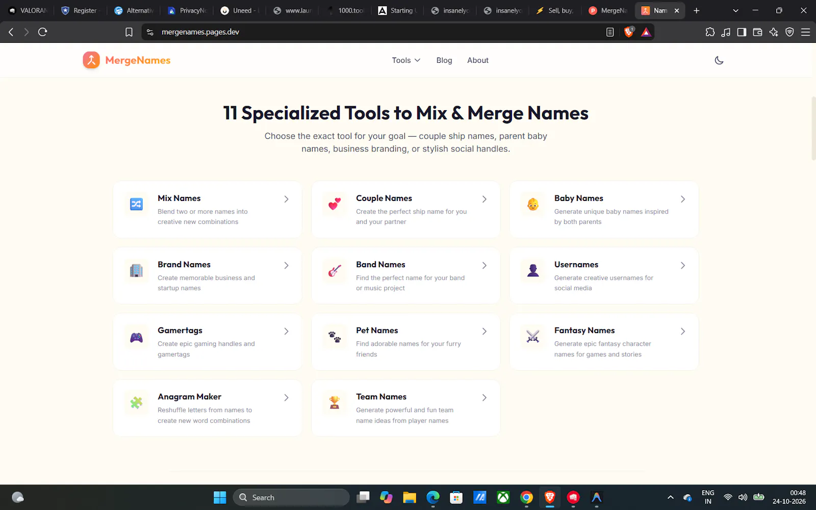 MergeNames screenshot 3