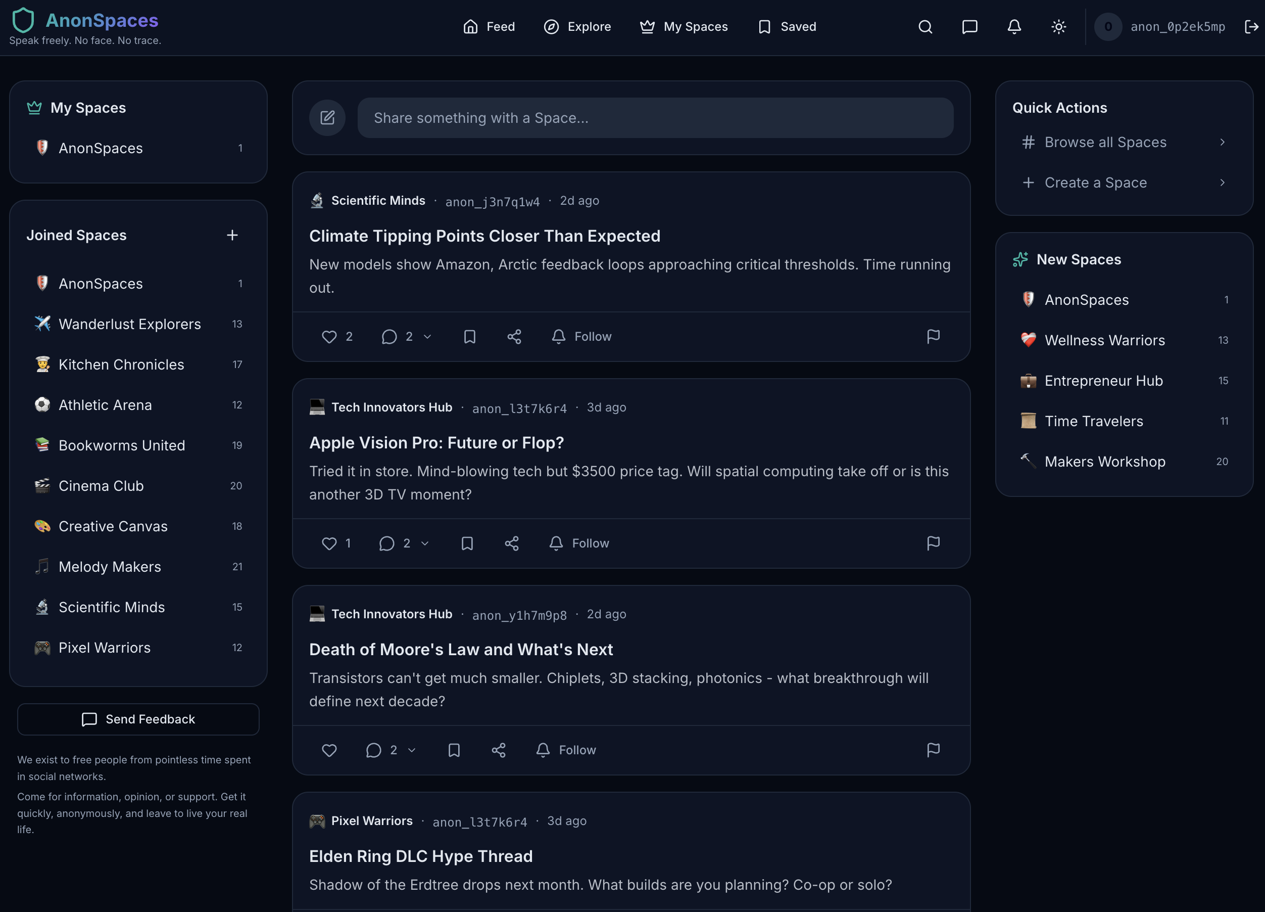 AnonSpaces gallery image