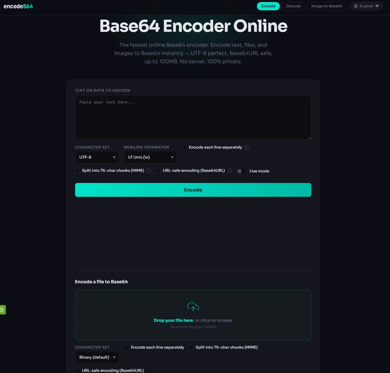 encodeB64 gallery image