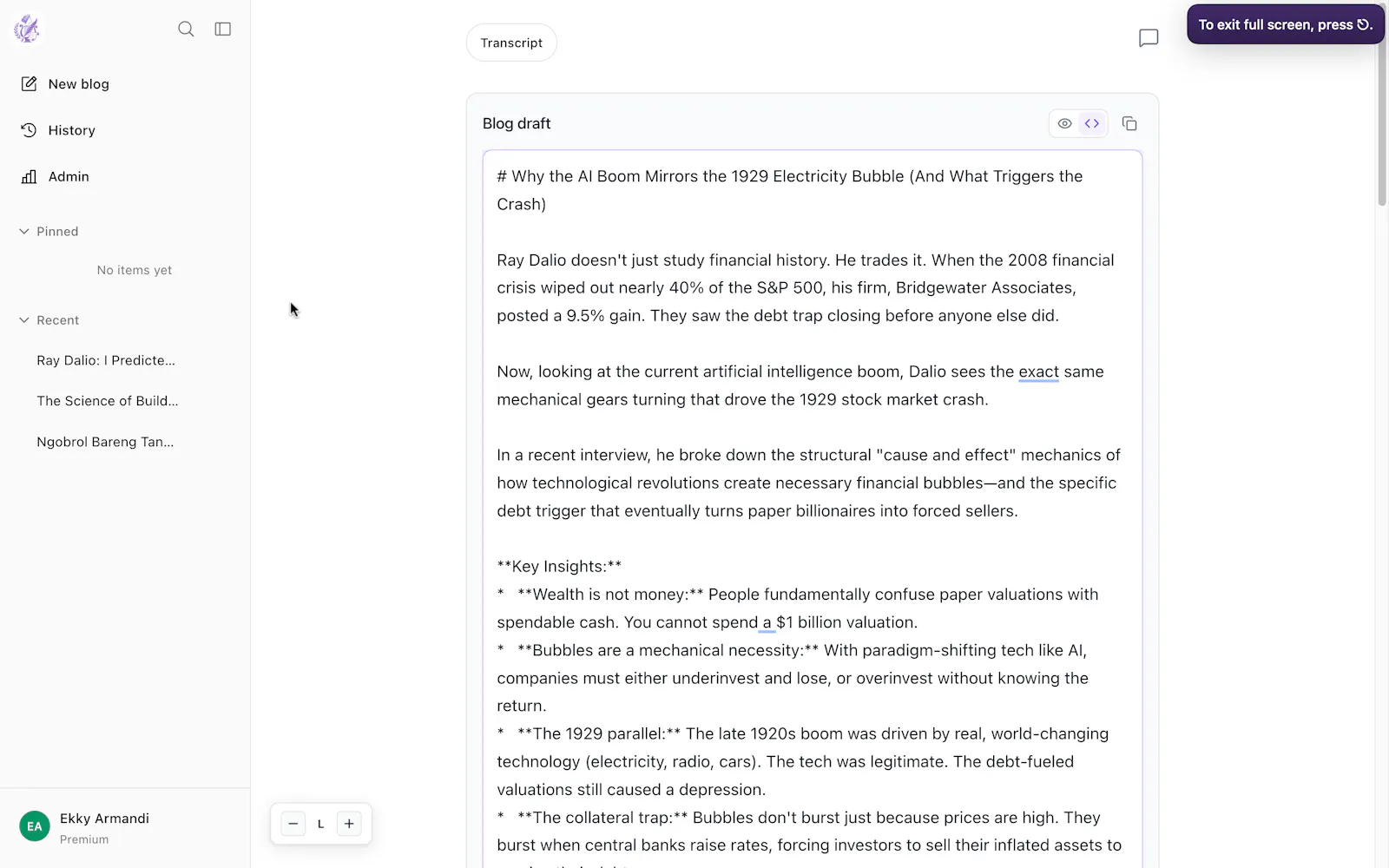 Calliope AI screenshot 5