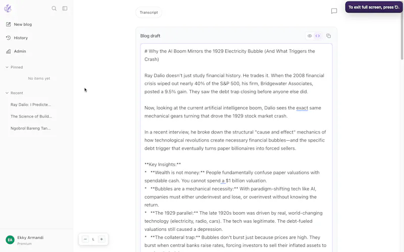 Calliope AI screenshot 5