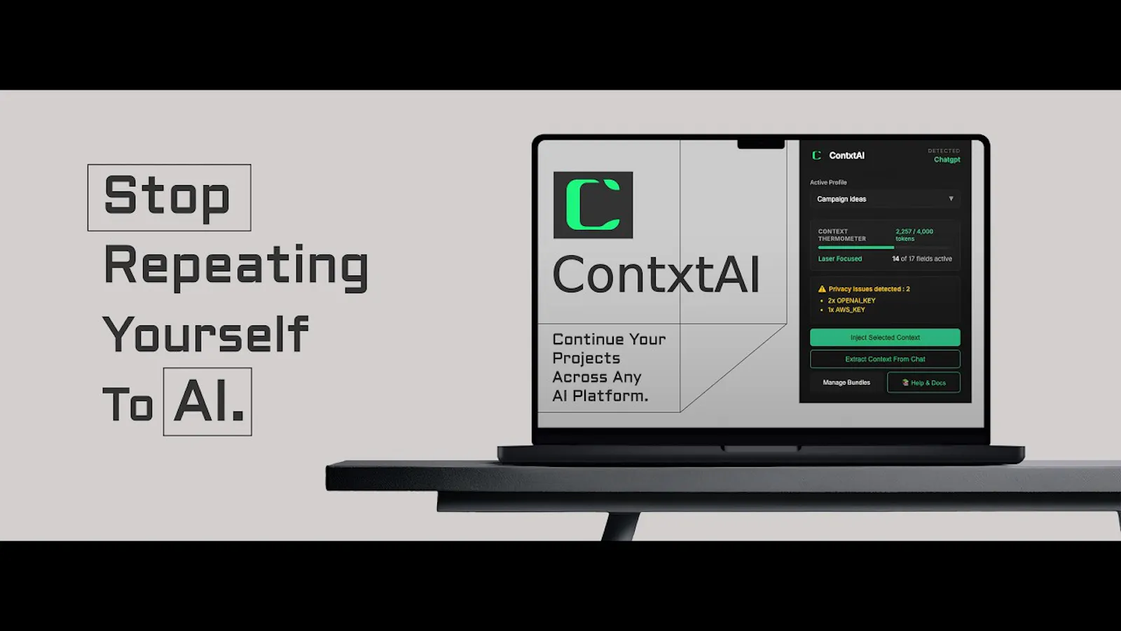 ContxtAI screenshot 1 (video preview)