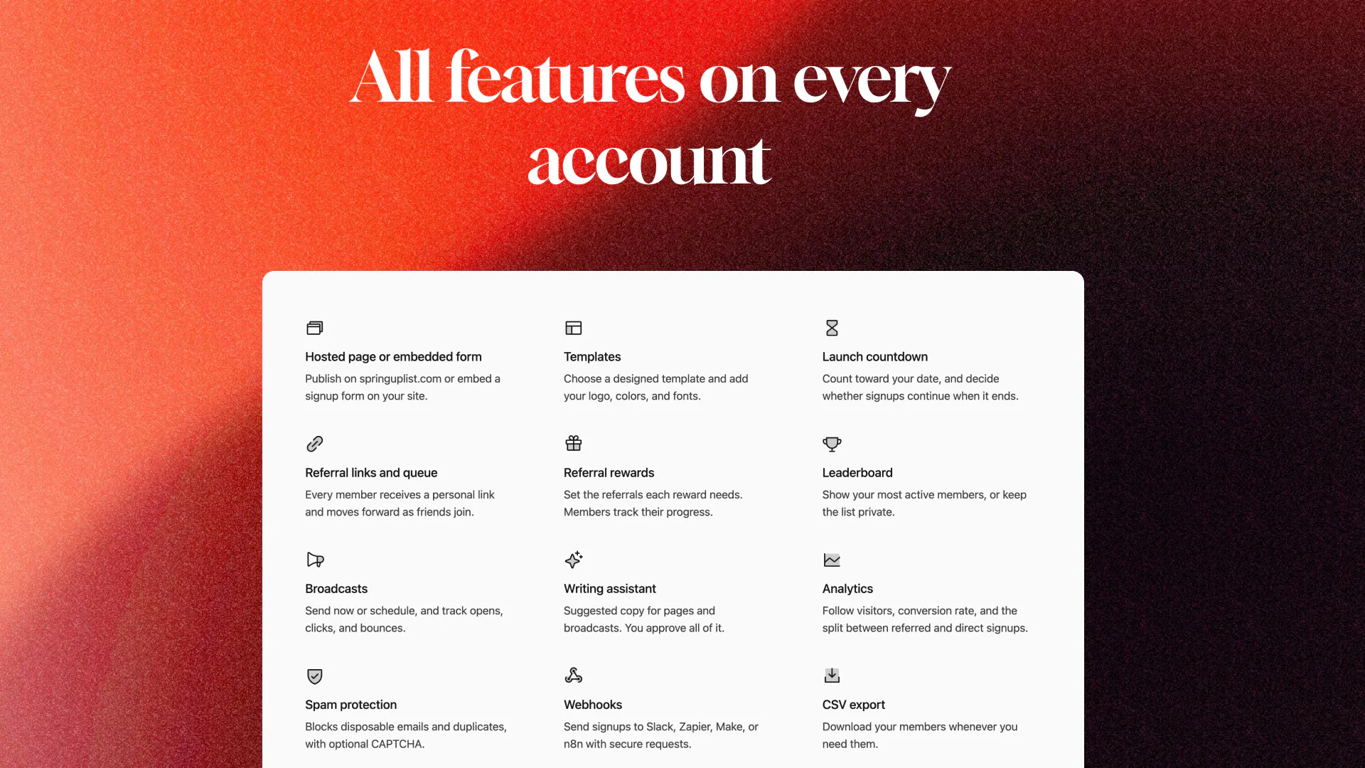 Springuplist gallery image