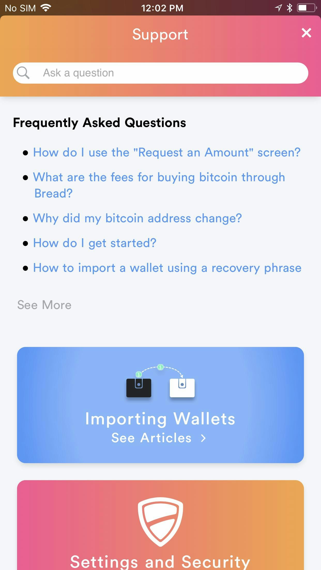 Bread - Bitcoin Wallet gallery image
