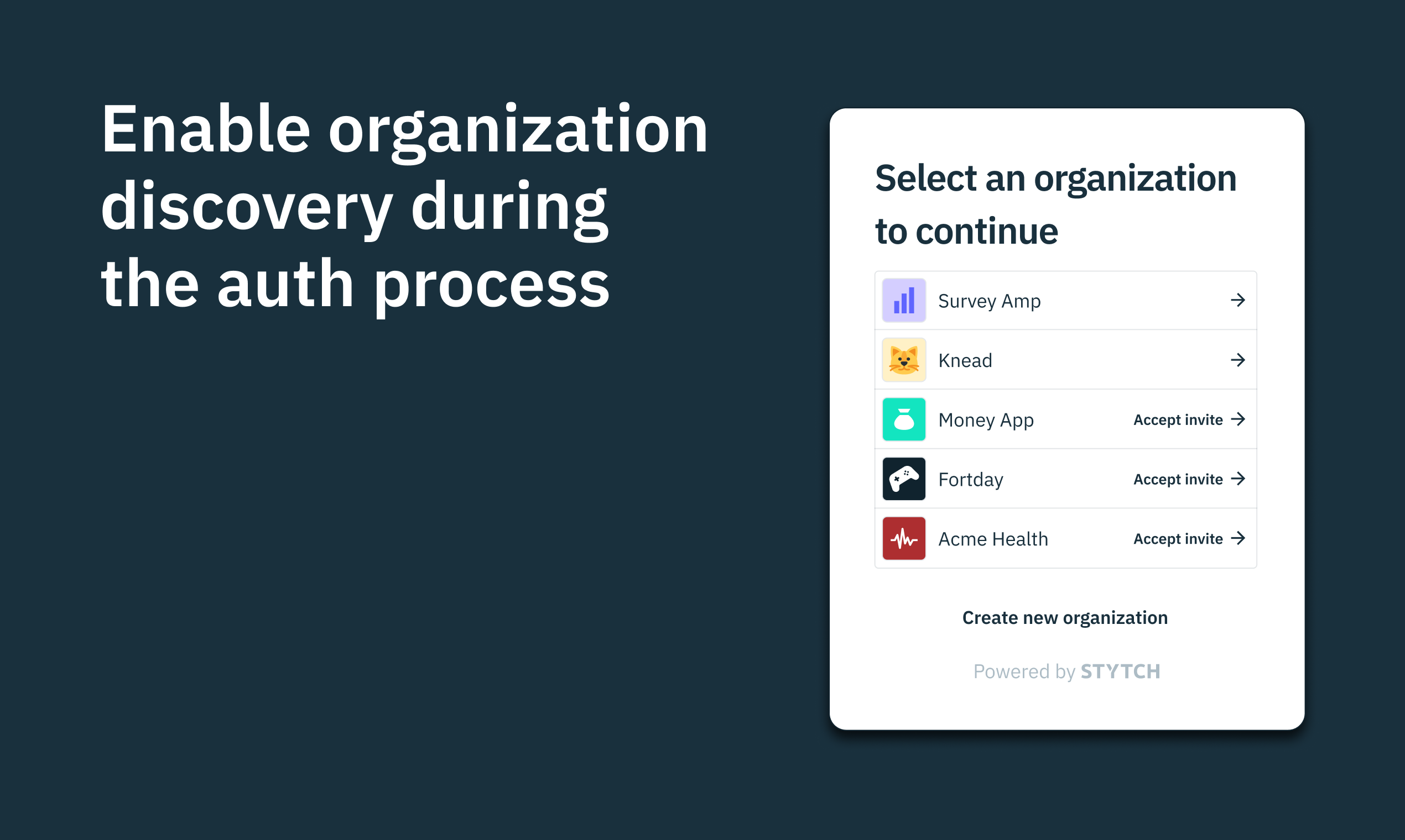 Autenticazione Stytch B2B - Costruisci l'autenticazione pronta per le aziende nella tua app B2B media 3