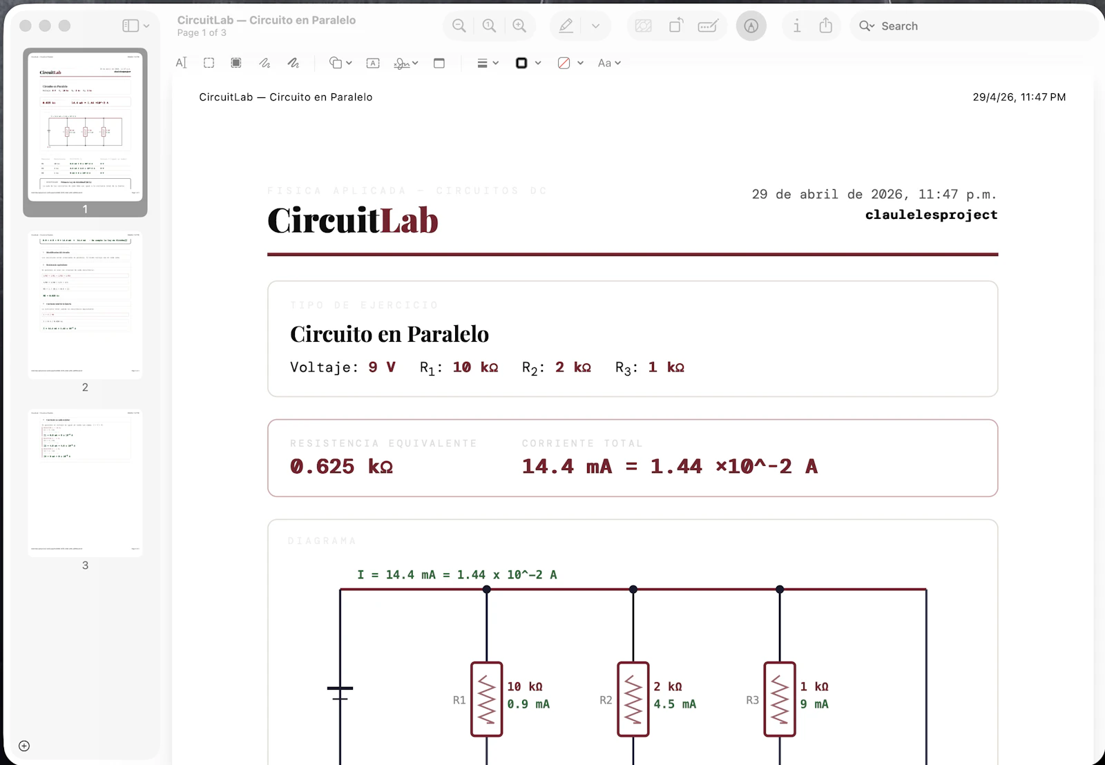 CircuitLab screenshot 10