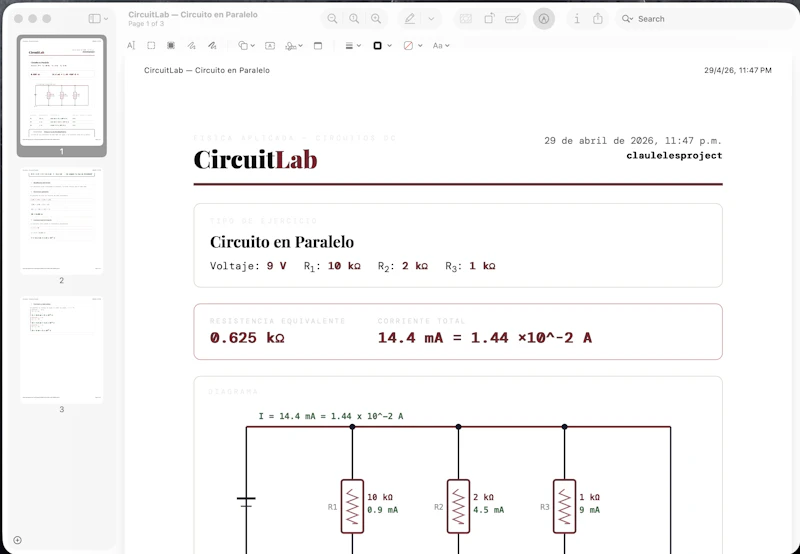 CircuitLab screenshot 10