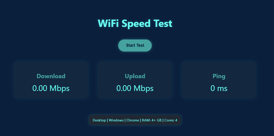 Простой тест скорости сигнала Wi -Fi - Проверьте сигнал Wi -Fi без какого -либо приложения медиа 3