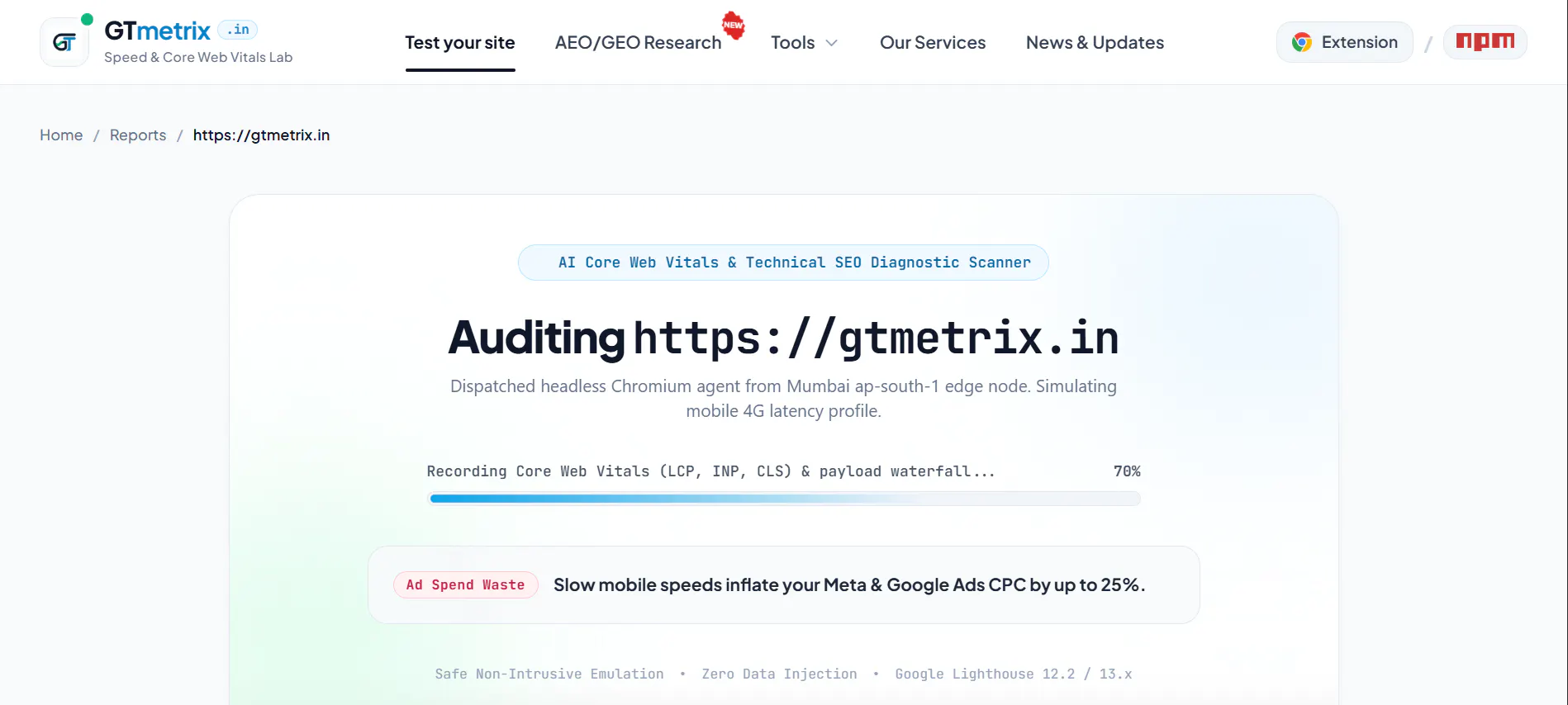 gtmetrix.in gallery image