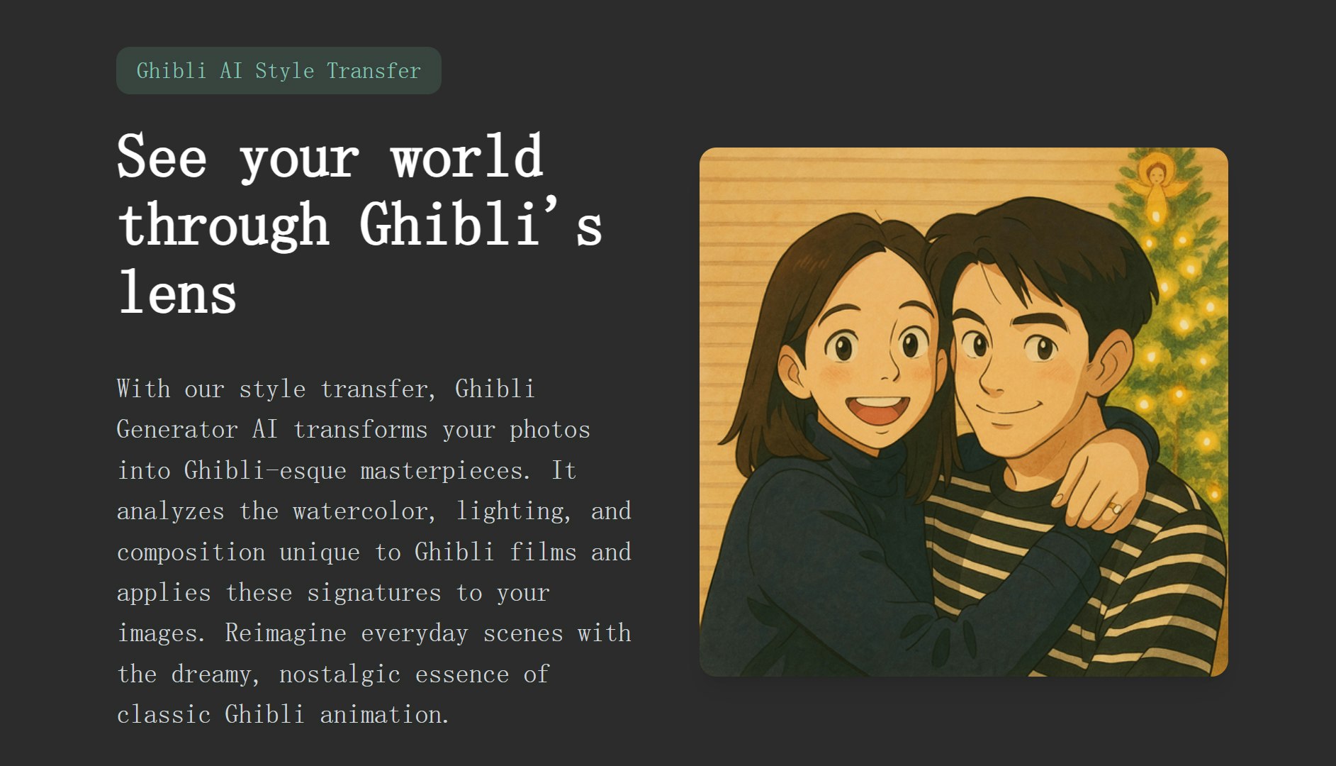 Ghibli 생성기 - Ghibli 스타일의 예술 작품을 무료로 만듭니다 미디어 3