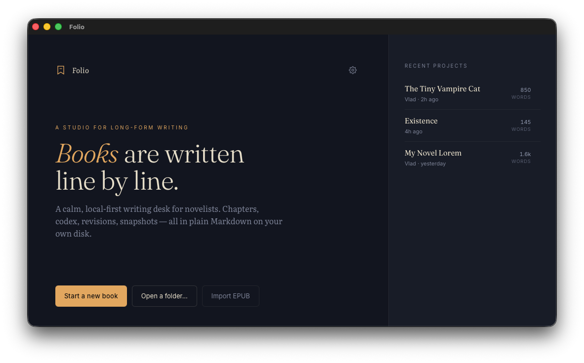 Folio Dark Muse gallery image