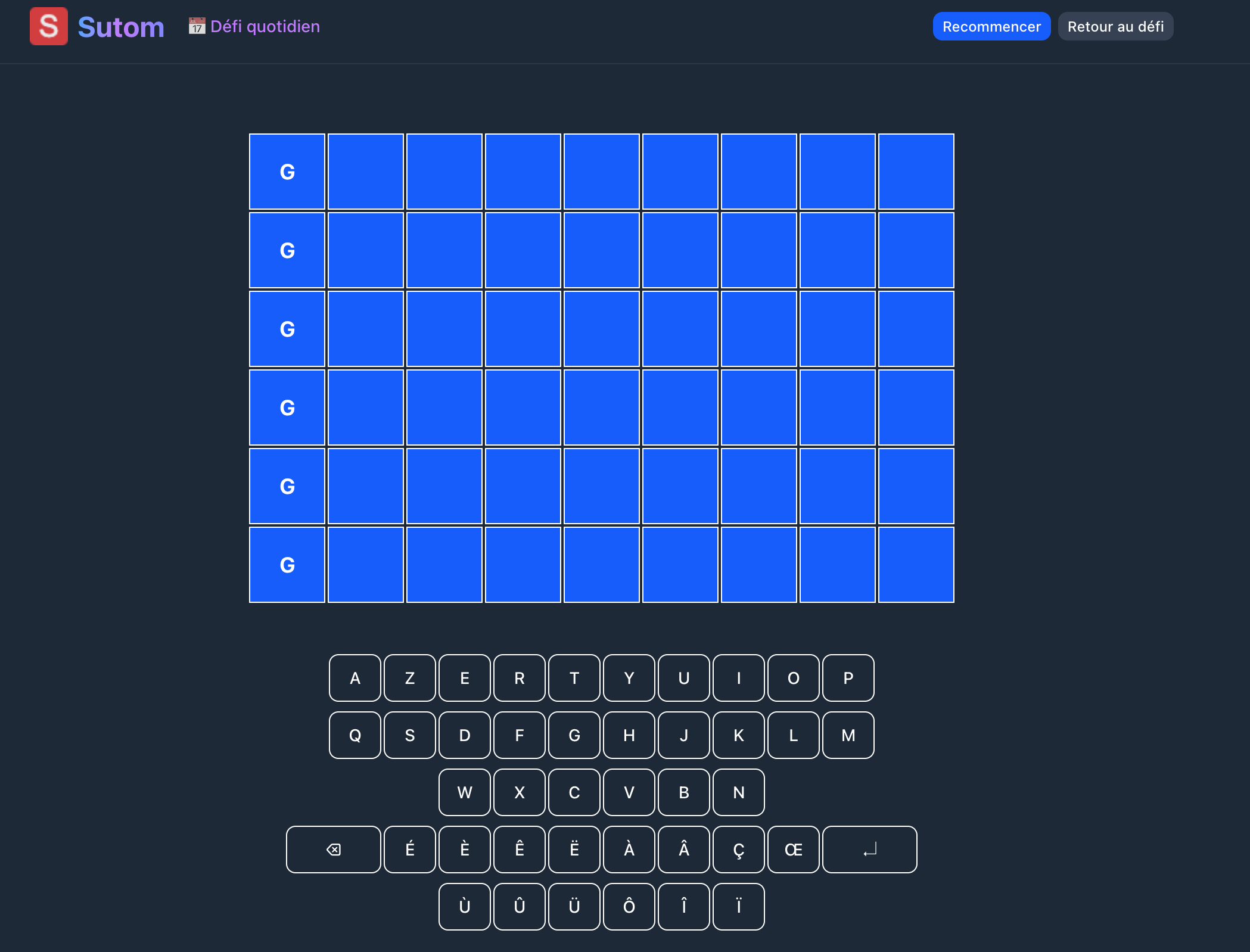 Sutom Game