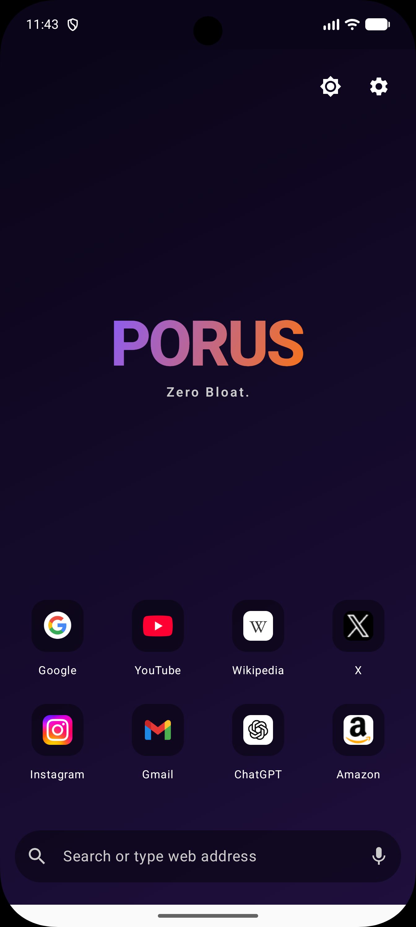 Porus Browser gallery image