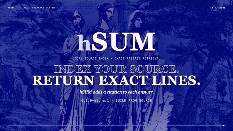 hSUM: Stateful Understanding & Memory screenshot 2
