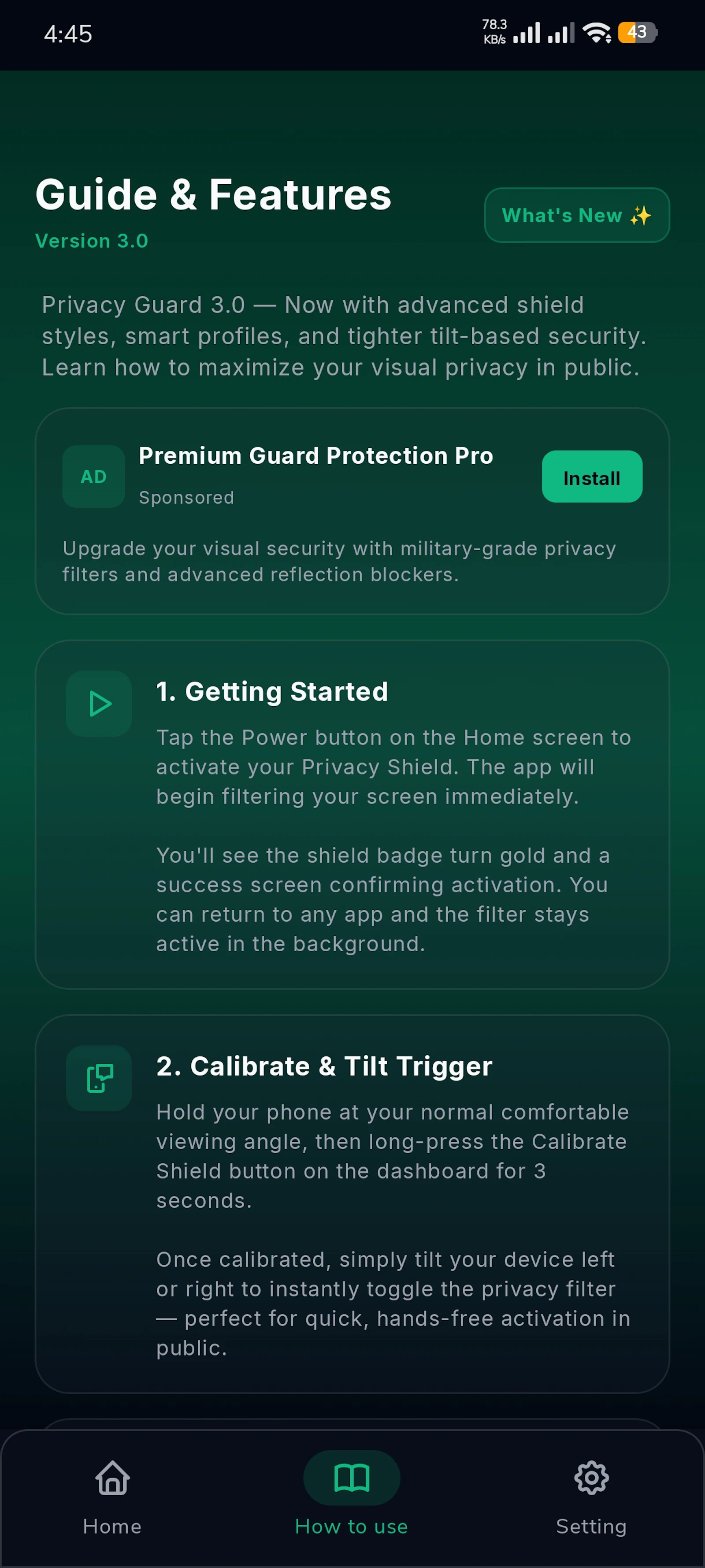 Privacy Guard screenshot 2