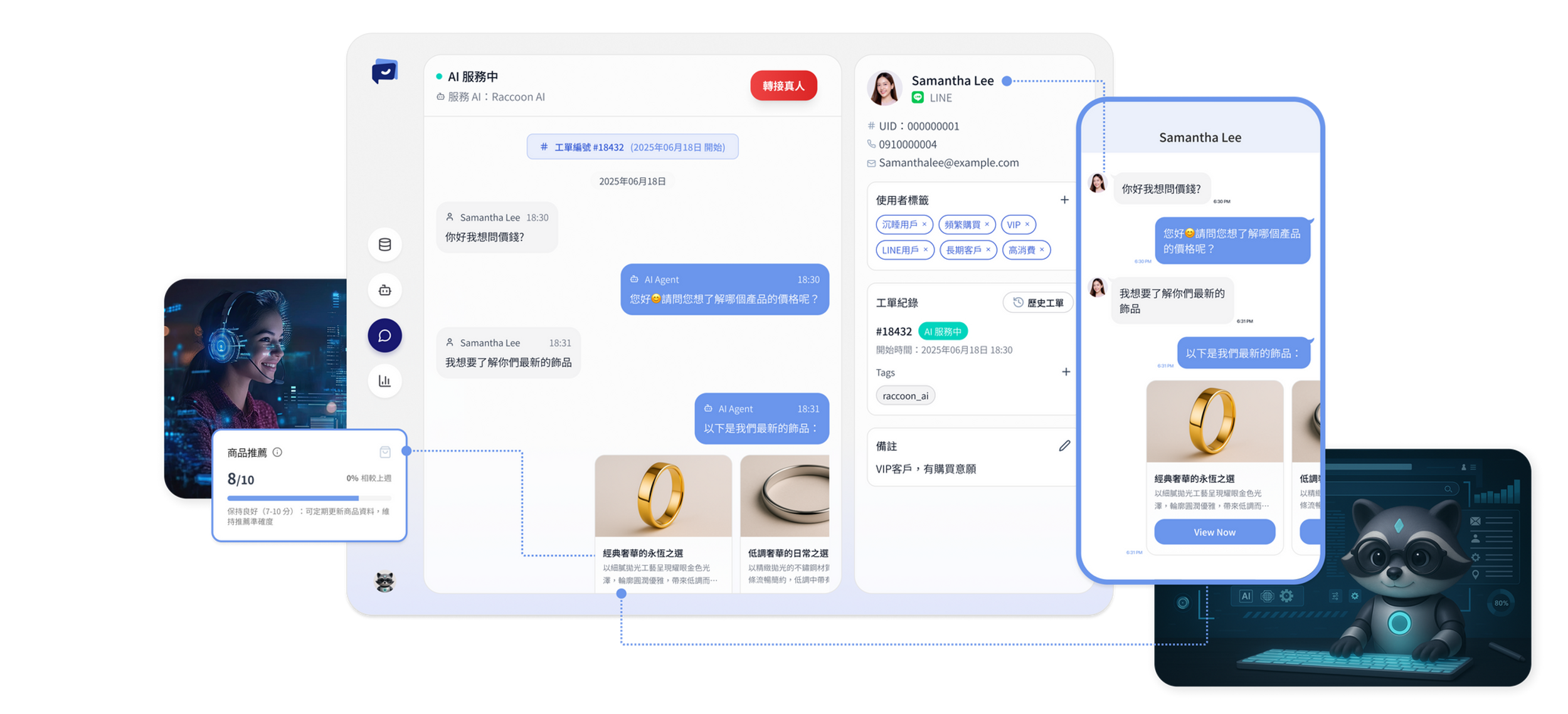 Raccoon AI gallery image
