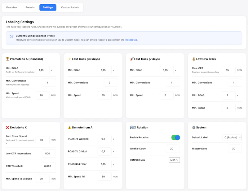 WooTrack - POAS Plugin for WooCommerce screenshot 12