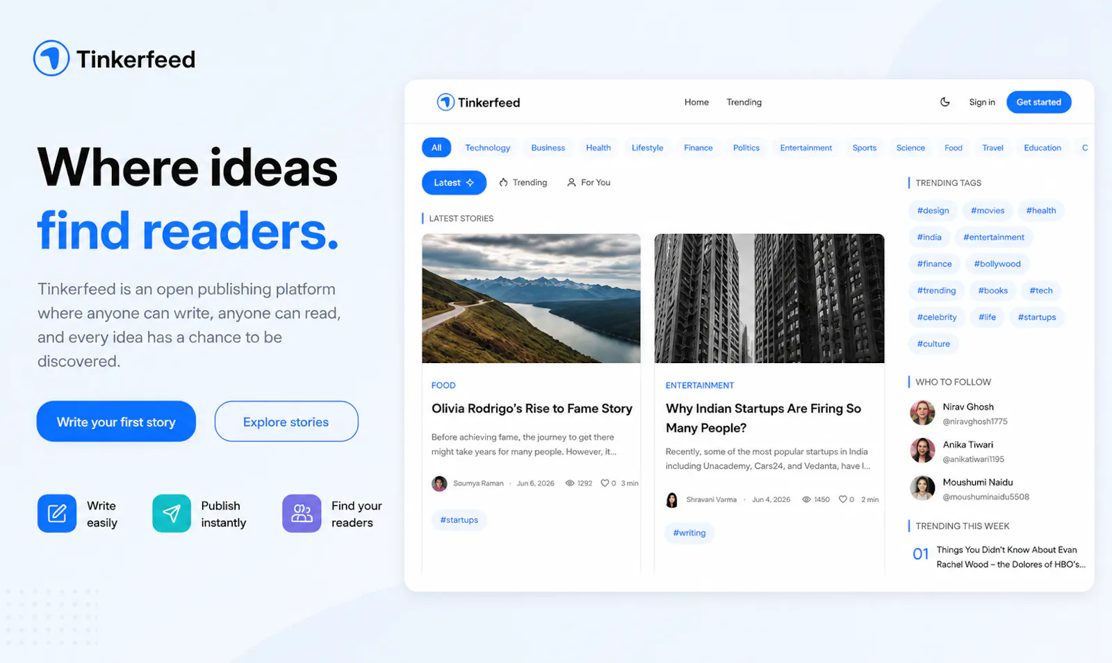 TinkerFeed screenshot 1