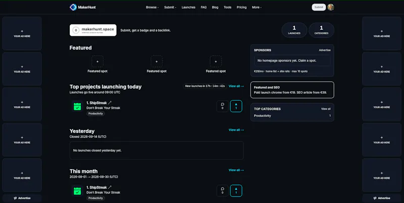 MakerHunt screenshot 1
