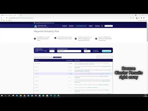 PEMAVOR Free Keyword Grouping Tool gallery image