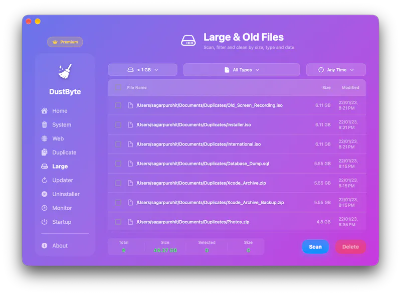 DustByte: Cleaner & Monitor screenshot 6