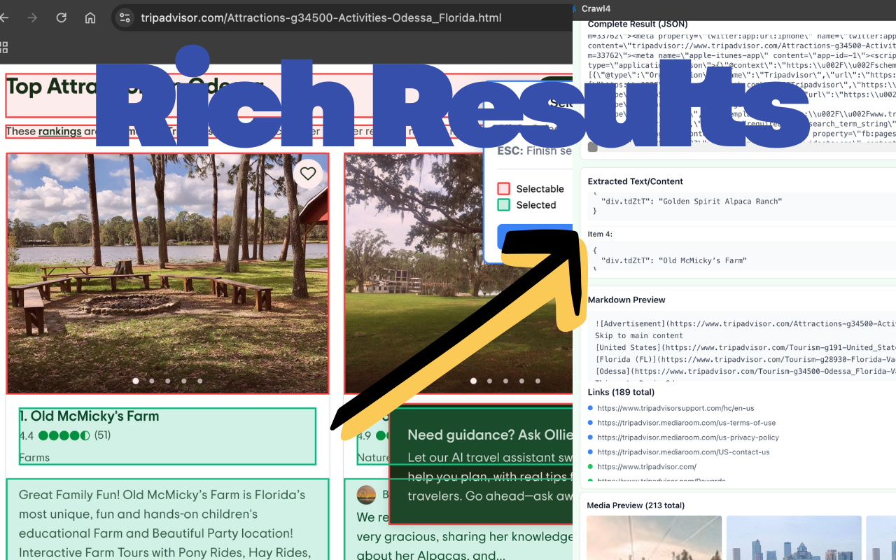 Crawl4 Extension - Screenshot 3 preview