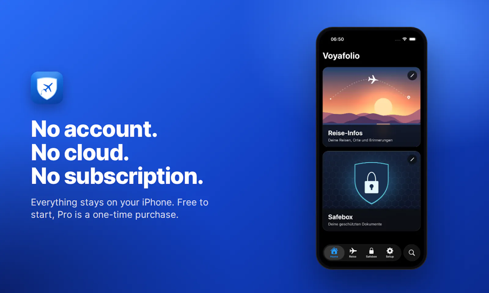 Voyafolio: Trips & Safebox screenshot 1
