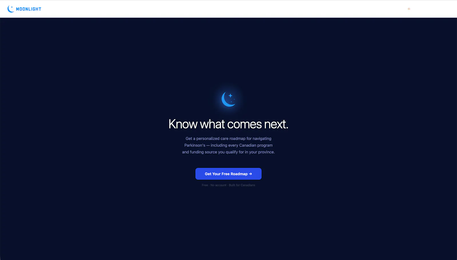 Moonlight - Caregiver Roadmap screenshot 2