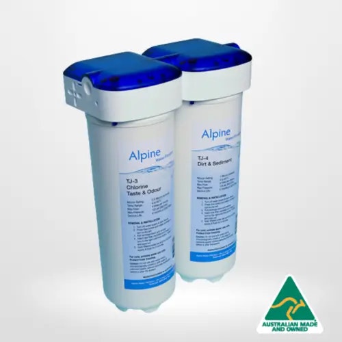 Alpine TJ Series Twin Undersink Filter - Main product screenshot demonstrating key features and user interface