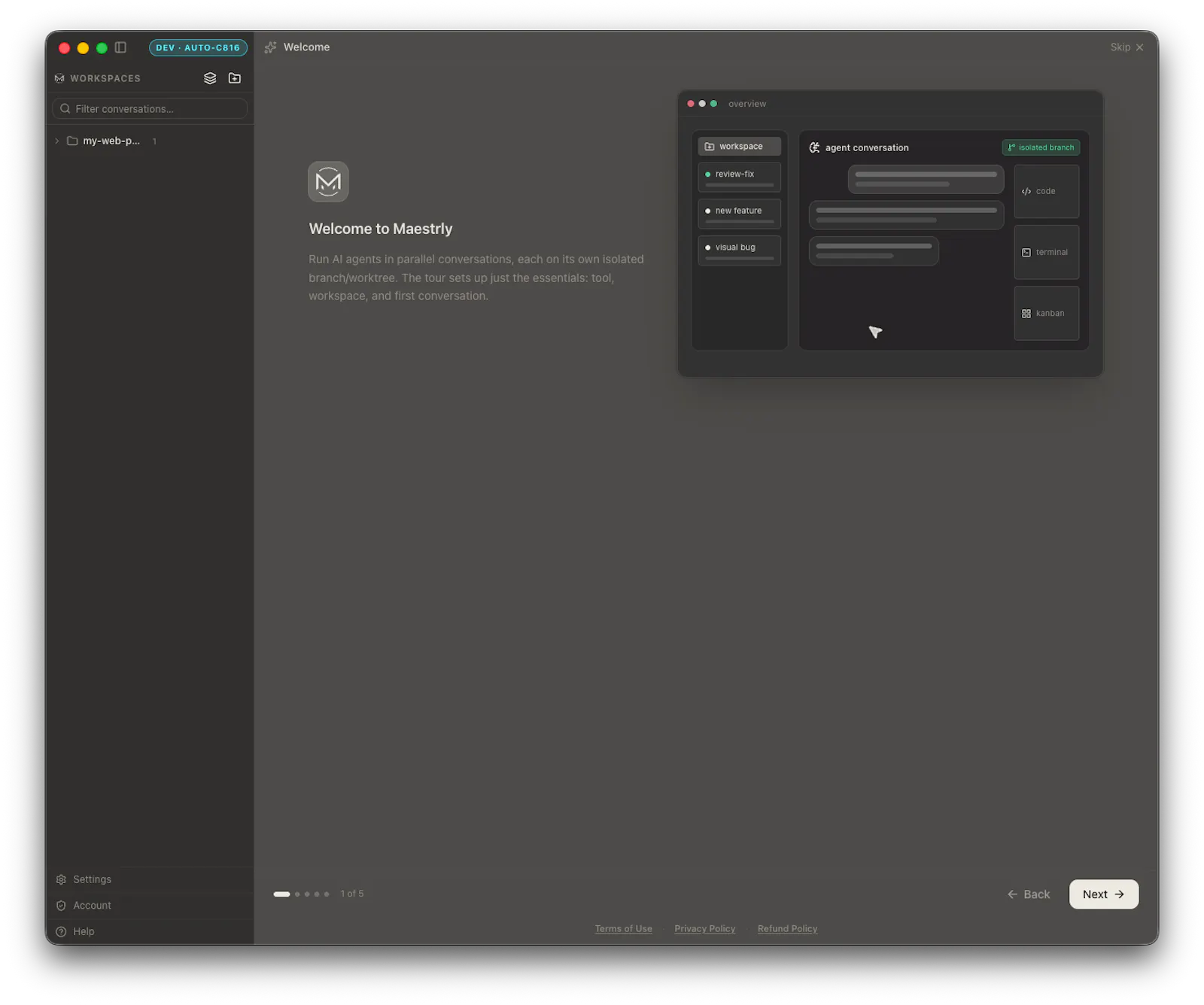 Maestrly screenshot 2