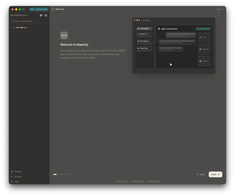 Maestrly screenshot 2