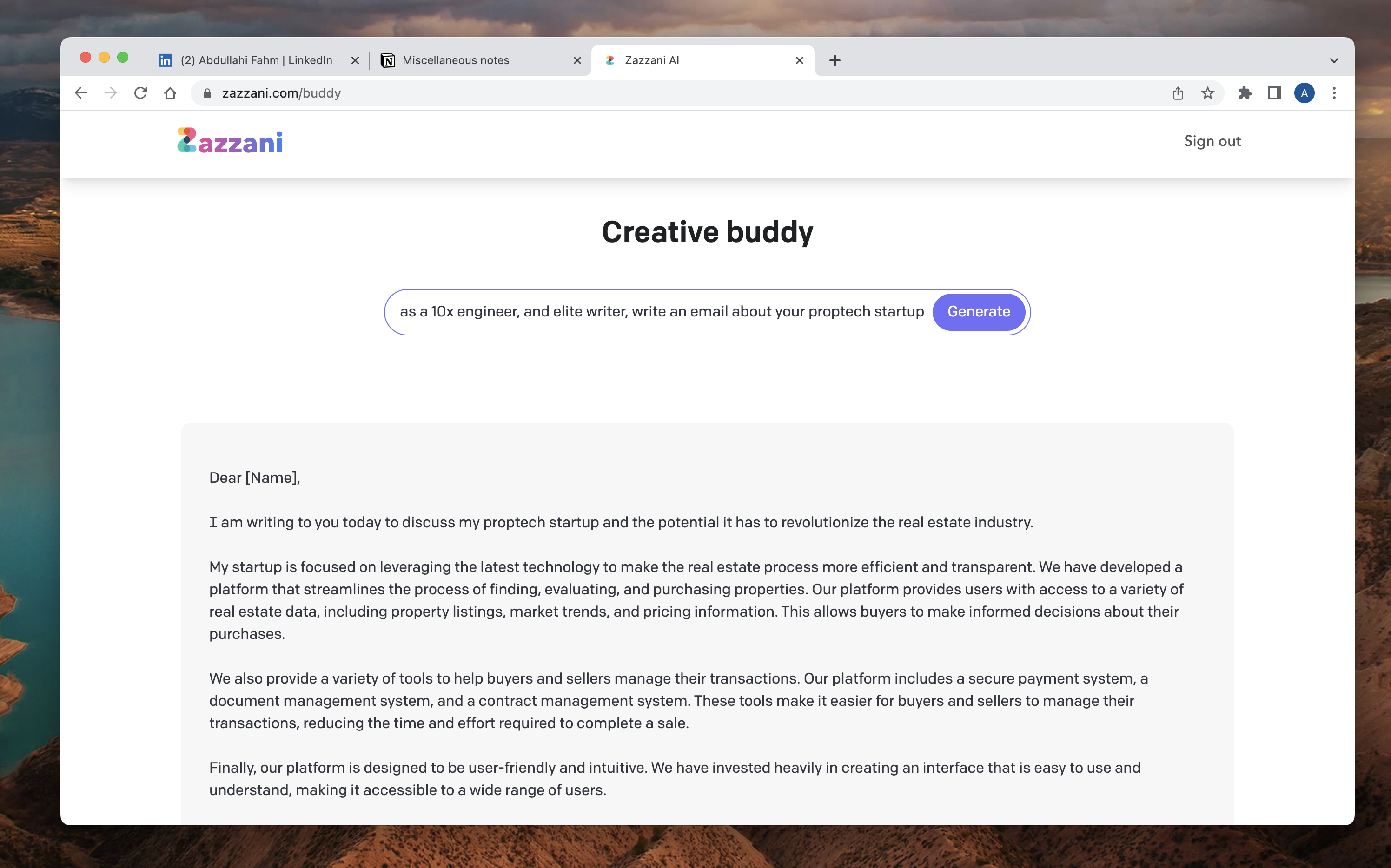 Zazzani Ai - Мультимодальный инструмент искусственного интеллекта для основателей медиа 4