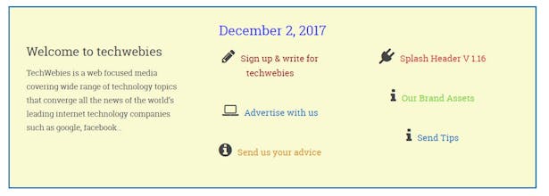 Splash header gallery image