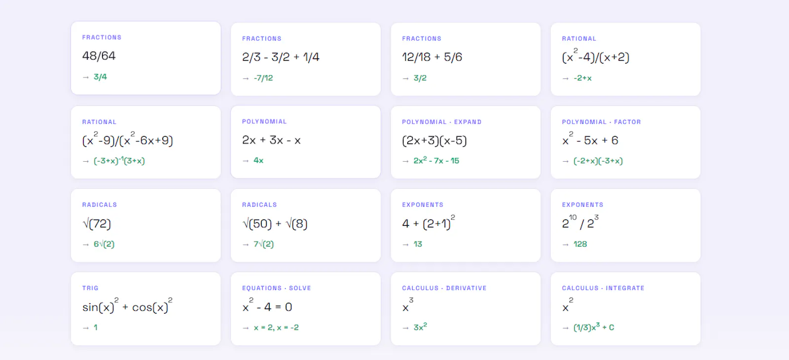 Simplify Calculator screenshot 1