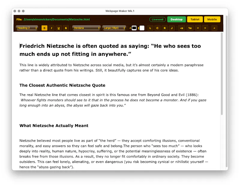 Introducing Webpage Maker screenshot 3