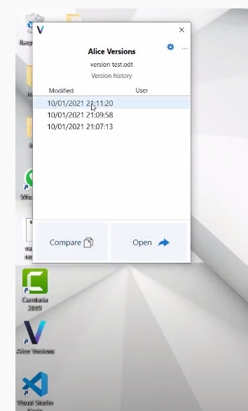 Alice Versions gallery image