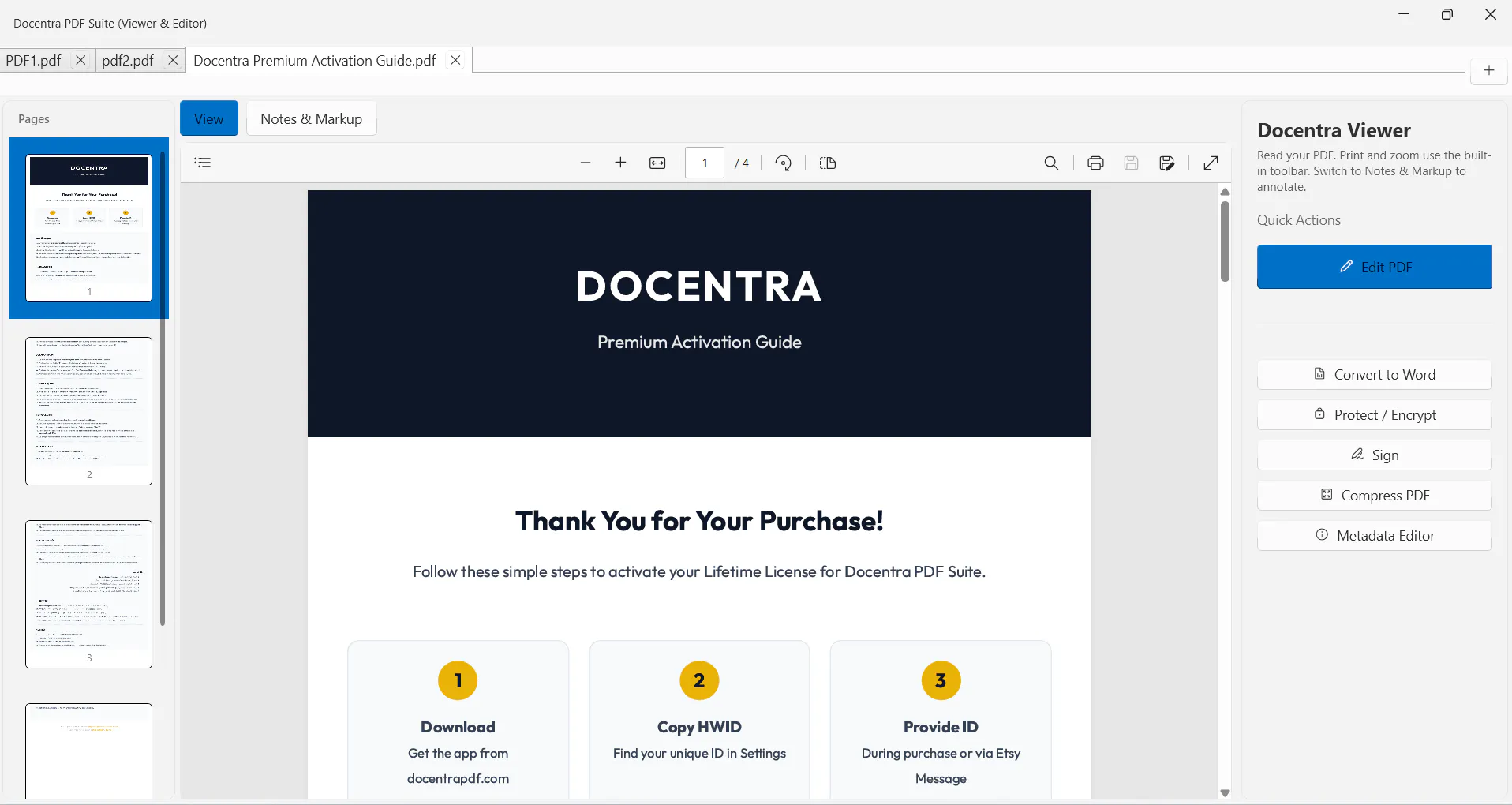 Docentra - PDF Viewer & Converter gallery image