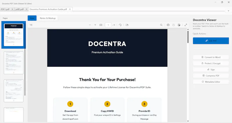 Docentra - PDF Viewer & Converter screenshot 5