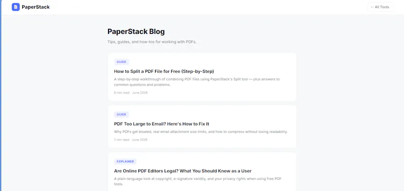 paperStack screenshot 2