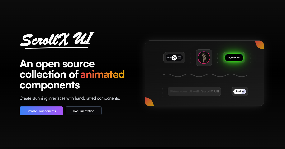 Mídia 1 de Scrollx ui