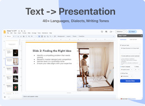 AI GPT for Google Slides gallery image